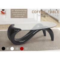 ราคา โต๊ะกลางกระจก ขนาด 1.22 ม ฐานเรซิ่น มี 3 สีให้เลือก #รุ่นคามุส (13087252670)