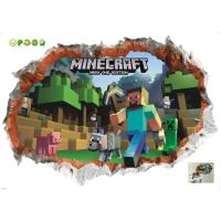 ราคา HS - H4 MINECRAFT WALL STICKERS MINECRAFT STICKERS CHILDRENS WALL STICKERS สติ๊กเกอร์ติดผนัง MINECRAFT สติ๊กเกอร์ (12411394619)