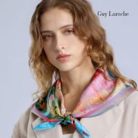 ราคา Guy Laroche Scarf Vintage Scarf ผ้าพันคอ จตุรัส ขนาด 70*70 ซม. สีส้ม G9YNOR (57752379165)