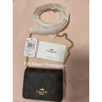 ราคา กระเป๋า Coach Mini Wallet On A Chain In Signature Canvas (4782032095)