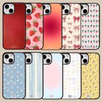 ราคา เคสโทรศัพท์เกาหลี ป้องกันอินเทรนด์ในเกาหลีสีดําอีพ็อกซี่ Moody Vintage Aesthetic Design สําหรับ iPhone 16 15 14 13 12 Samsung Galaxy S25 S24 S23 S22 Z Flip 3 4 5 6 (42301090567)