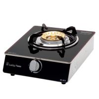 ราคา เตาแก๊สลัคกี้เฟลม รุ่น AG-101S หน้ากระจก ข้างสแตนเลส พร้อมอุปกรณ์ หัวปรับแรงดัน สายแก๊ส 1.5 เมตร ตัวรัดสาย 2 ตัว (5448741855)