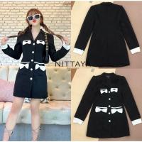 ราคา เดรสสูทแต่งโบว์งานป้ายNITTAYA (25058687343)