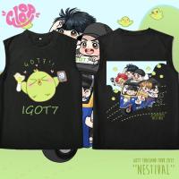 ราคา 【HOT】men tanks " GOT7 " เสื้อยืดแขนกุดผู้ชายสีดำและสีขาว 2 สีใหม่ออนไลน์ " GOT7 " S-3XL แฟชั่นผ้าฝ้าย (43750981862)