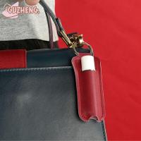 ราคา GUZHENG กระเป๋าพวงกุญแจลิปสติก แสดงผลพวงกุญแจ คลิปลิปปี้ กระเป๋าลิปบาล์ม เชือกเส้นเล็กพร้อมแชปสติ๊ก หนัง PU ที่วางแชปสติ๊ก (50954684736)