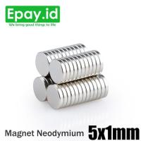 ราคา Putih Neodymium Magnet 5x1 มม. แม่เหล็กแผ่นเหรียญสีขาวทรงกลมหายาก (29622655714)