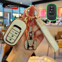 ราคา ปลอกกุญแจ Honda HRV ขอบทอง Honda NEW HRV เคสกุญแจรถ พวงกุญแจ Honda HR-V (28121194088)