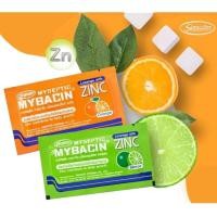 ราคา Mybacin Zinc มายบาซิน ซิงค์ ส้ม + มะนาว 10 g, เม็ด (8799229441)