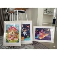 ราคา กรอบรูป30x30 cm 30x40 cm. 50x50 cm. 59.4x42 cm. แต่งบ้านสไตล์มินิมอล (57052122927)