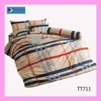 ราคา ชุดผ้าปูที่นอน 5ฟุต, 6ฟุต ❤️รวม❤️ ผ้านวม โตโต้ แท้ % ไร้รอยต่อ ทอเต็มผืน หลับเต็มตื่น ชุดเครื่องนอนโตโต้ TT711 (22641421034)