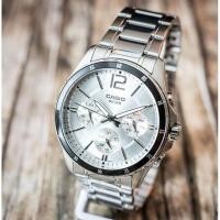 ราคา Win Watch Shop Casio Standard นาฬิกาข้อมือผู้ชาย สายสแตนเลส รุ่น MTP1374D7AVDFของแท้ (10003657947)