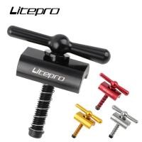 ราคา Litepro อะไหล่หัวเข็มขัด รูปตัว C อุปกรณ์เสริม สําหรับแฮนด์บาร์รถจักรยานแบบพับ Brompton (17730624534)