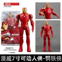 ราคา [จัดส่งรวดเร็ว] Iron Man Spider-Man กัปตันอเมริกา Hulk Thor Black Panther Marvel Figure สินค้า Avengers ตุ๊กตา wj05 12/20 (49803399591)