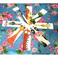 ราคา ที่คั่นหนังสือบุ๊คมาร์ค bookmark ลายการ์ตูนสัตว์ตาโต๊โต 30ชิ้น (28363786203)
