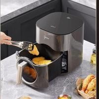 ราคา L Midea Air Fryer [แหล่งความร้อนคู่] บ้านที่ไม่มีการพลิก 6L ความจุขนาดใหญ่มัลติฟังก์ชั่นที่ดูได้ (44310662831)