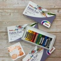 ราคา pentel สีชอล์ค เขียนผ้า เพนเทล 15 สี Pentel Fabric Fun Pastel Dye Sticks สีเขียนผ้า สีชอล์ก (6446265647)