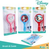 ราคา Disney Baby แปรงหวีผม ชุดแปรงหวีผม มิกกี้ มินนี่ Brush & Comb (1423022285)