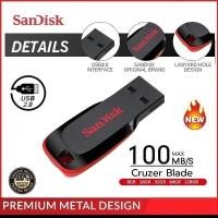ราคา แฟลชไดร์ฟ SANDISK Flash Drive CRUZER BLADE USB 2.0 (SDCZ50-B35) 8GB 16GB 32GB 64GB 128GB แฟลชไดร์ ดิสก์U Flashdrive (40011264342)