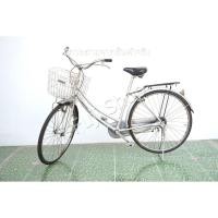 ราคา จักรยานแม่บ้านญี่ปุ่น - ล้อ 26 นิ้ว - ไม่มีเกียร์ - Bridgestone - สีเงิน [จักรยานมือสอง] (29124988530)