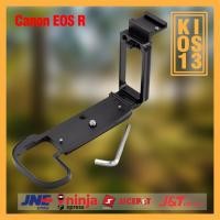 ราคา Quick Release L แผ่นกล้อง EOS R วงเล็บแนวตั้ง Hand Grip พร้อมรองเท้าเย็นสําหรับ Canon EOS-R EOSR EOS.R กล้องสีดํา (29181931235)