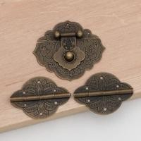 ราคา กล่องทองแดงหัวเข็มขัดกล่องเครื่องประดับอย่างเป็นทางการกระเป๋าหนังอุปกรณ์โบราณโบราณทองแดงอุปกรณ์เสริมฮาร์ดแวร์หัวเข็มขัดกล่องไม้ล็อคหัวเข (41526837496)