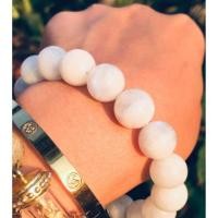 ราคา กำไลหินนำโชคมูนสโตน ขนาด 13 มิล (20674968869)