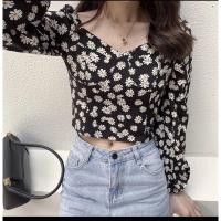 ราคา เสื้อชีฟองแขนยาว ลายดอกเดซี่ (4646838144)