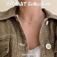 ราคา (18k gold plated) ไม่ลอกไม่ดำ สร้อยคอจี้ลูกปัดไข่มุก ชุบทองคำขาว18k หนา 1ไมครอน สร้อยชุบทองคำขาว (13447973727)