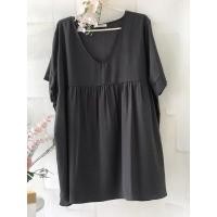 ราคา เสื้อผ้าชีฟองเนื้อทรายสีเทาZenana (3684604723)