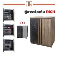 ราคา RICH ตู้เอนกประสงค์ ตู้สารพัดเก็บ ตู้รองเท้า แบบ 5 ชั้น ขนาด 90 ซม. (9566771550)