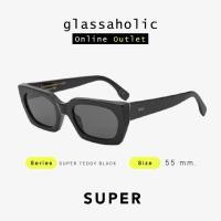 ราคา [รุ่นฮิตพิเศษ] แว่นกันแดด SUPER by RETROSUPERFUTURE รุ่น SUPER TEDDY BLACK ทรงเหลี่ยม ดีไซน์ Y2K ตั (29113626544)