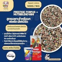 ราคา Prestige Forpus x Nutri Blend Mini อาหารนกฟอพัส เลิฟเบิร์ด หงส์หยก ค็อกคาเทล และนกแก้วพันธุ์เล็ก (แบ่งขาย 500G / 1KG) (25288291883)