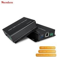 ราคา USB3.0 Extender 100M 4 พอร์ต USB 3.2 Gen 1 Extender กว่า Rj45 Cat6 5Gbps ความเร็วสูง USB Extender รองรับ RS232 & FSYNC สําหรับกล้อง (42527391740)