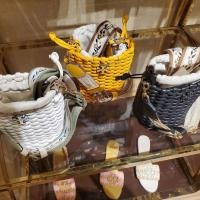 ราคา [ของแท้] พร้อมส่ง Tory Burch Emerson Woven Mini Bucket Bag ทรงจีบ กระเป๋าสะพายข้าง/ไหล่หญิง (41668326485)