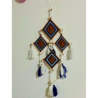 ราคา ตุง หรือธุงไหมพรม โมบายประดับ 3 ชั้น ยาว 50 เซนติเมตร (ราคาต่อเส้น) (25193577368)