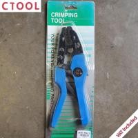 ราคา (สินค้าหมด)คีมย้ำข้อต่อสาย คีมย้ำหางปลา อย่างดี AN-005H Wholly ของแท้ - Authentic Crimping Tool - ซีทูล Ctoolhardware (6435677668)