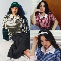 ราคา ส่งต่อmaison KEEPS | Ivy Polo Tops | Unisex | เสื้อโปโล ลายทาง (29477809895)