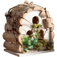 ราคา ตกแต่งบ้านนก Birch Courtyard Window Birds Nest Birds Nest เครื่องประดับสวนจี้ Birds Nest Forest Series ภูมิทัศน์ในร่ม V25U (52204034129)