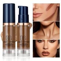 ราคา BEAUTYGLAZED 2 สี Liquid Contour Cream, Long-Lasting Matte Effect, Silky และ Waterproof Texture, Matte Effect, Bronzer, Face Makeup (42201540554)