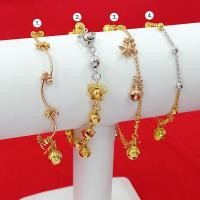 ราคา สร้อยข้อมือสามกษัตริย์ 3K ห้อยกระพรวน คละแบบ ความยาว 6 นิ้ว 7 นิ้ว สร้อยข้อมือทอง สร้อยแฟชั่น ทองไมครอน ทองชุบ ทองปลอม (4792036182)