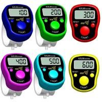 ราคา Mini Stitch Marker Row Finger Counter LCD Electronic Digital Tally Counter for Sewing Knitting Weave Tool Finger Ring Co (23184561030)