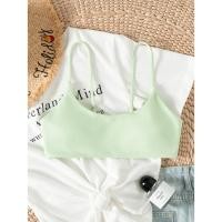 ราคา เสื้อบิกินี่สีเขียวมิ้นต์พร้อมฟองน้ํา - REAL PHOTOS INCLUDED (41364539587)