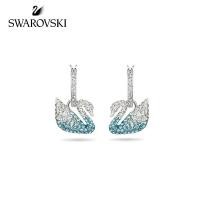 ราคา ต่างหู Swarovski ลายหงส์ ทำจากเงิน 925 พร้อมเพชร เพศหญิง ของขวัญวันเกิดหรูหรา (49951509216)