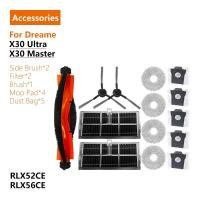 ราคา Rongyiec สําหรับ Dreame Robot Vacuum X30 Ultra/X30 Master อุปกรณ์เสริม RLX52CE/RLX56CE แปรง/ฝาครอบแปรง/แผ่นซับ/ตัวกรอง/แปรงด้านข้าง/แผ่นซับ/ถุงเก็บฝุ่น (42167785742)