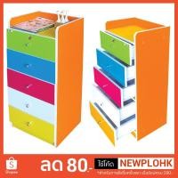 ราคา Colour box ตู้ลิ้นชัก ชั้นเอนกประสงค์ สลิ่ม 5 ลิ้นชัก (XXP-2260) (1905495069)