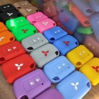 ราคา ซิลิโคนกุญแจ ซิลิโคนหุ้มกุญแจ ปลอกกุญแจรถยนต์มิตซูบิชิ Mitsubishi กุญแจรีโมทธรรมดา สำหรับ MITSUBISHI ATTRAGE / MIRAGE (26757365749)