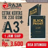 ราคา PRINT CARTON 230 GSM TIK/กระดาษอาร์ต A3+ ขนาด 1 ด้านข้าง PLUS DIECUT (55354222358)