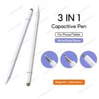 ราคา 3 in 1 Capacitive Stylus ปากกาสําหรับ Lenovo Idea Tab Pro 12.7 2025 P12 Xiaoxin Pad Pro 12.7 11.2 M11 B11 P11 Plus Pad 11 Android หน้าจอสัมผัสดินสอ (44853662061)