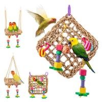 ราคา ตาข่ายเชือกถัก ตาข่ายปีนป่าย ตาข่ายนก ของเล่นนก ปลอดสารพิษ (9807115313)