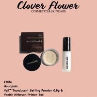 ราคา Hourglass Veil Translucent Setting Powder 0.9g & Vanish Airbrush Primer 3ml แป้งฝุ่นและ ไพรเมอร์ (18468427541)